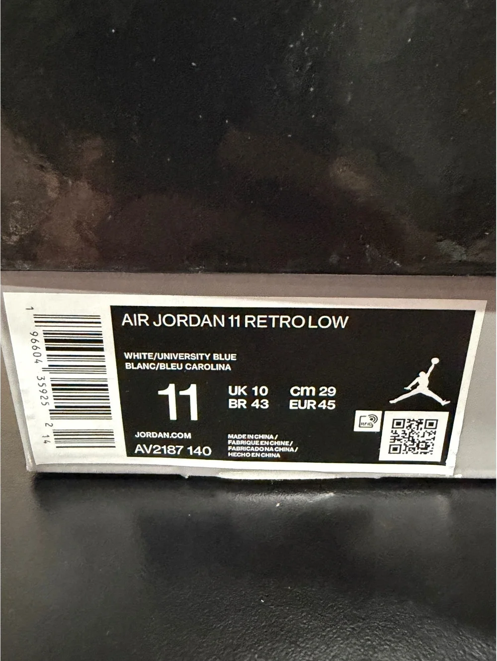 Size 11 - Air Jordan 11 Retro Low “Cement Grey”